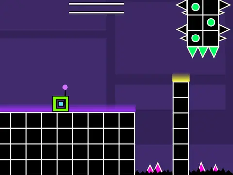 Geometry Dash Subzero Nock Em unfinished custom challenge level