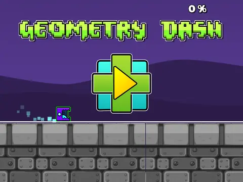 Geometry Dash Subzero Press Start V2 beginner level screenshot