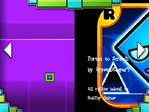 Geometry Dash SubZero V2 enhanced winter platform game