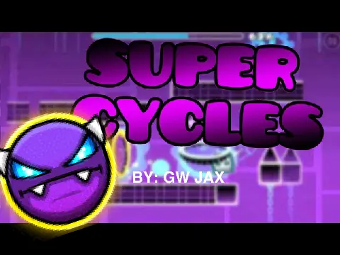 Geometry Dash Super Cycles gameplay with cycle mechanics