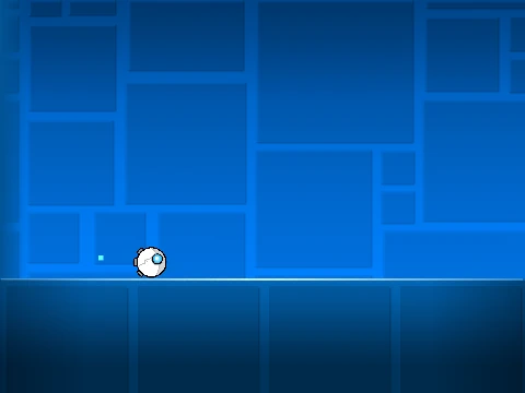 Geometry Dash Swing Copter Beta showing swing mechanics and obstacles