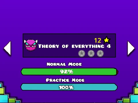 Geometry Dash Theory of Everything IV Revamped Finshed