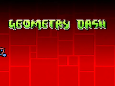 geometry dash title screen demo
