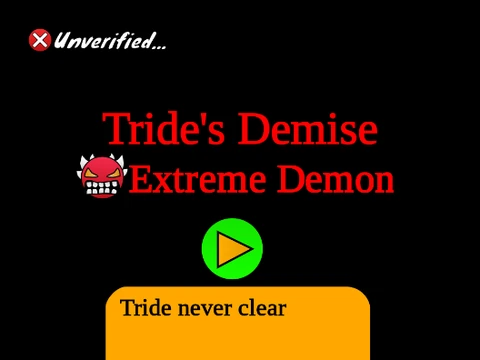 Geometry Dash Tride s Demise Top 1