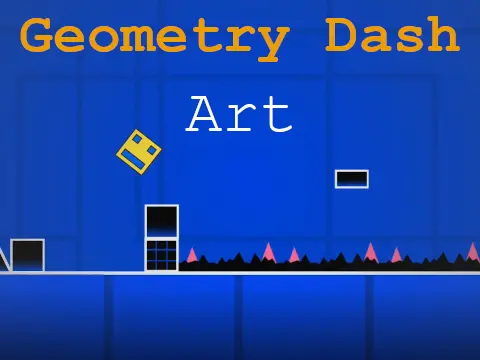 Geometry Dash Tutorial Art Screenshot