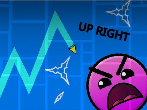 Geometry Dash Up Right