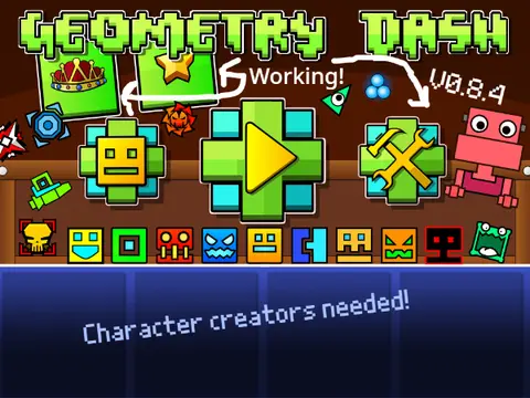 Geometry Dash V0.8.4 Classic Screenshot