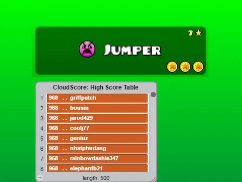Geometry Dash v1.5 Levels Gameplay Image