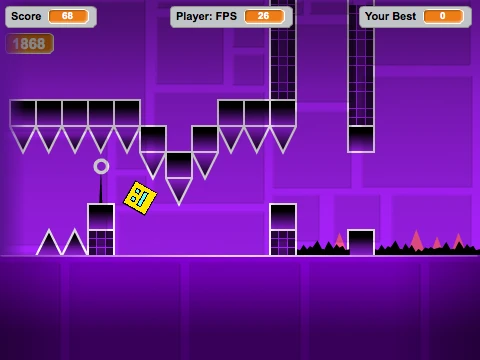 Geometry Dash v Levels hard edition