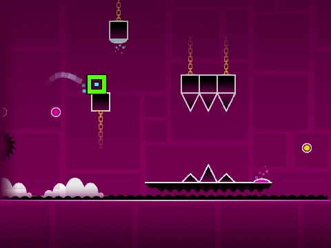 Geometry Dash v1.5 Levels 9-13 UFO fixed
