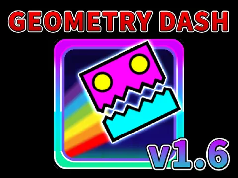 Geometry Dash V1.6 Gameplay Screenshot