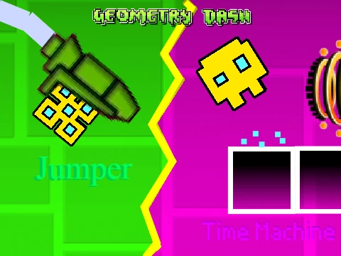 Geometry Dash v1.7 Levels 7-8 good