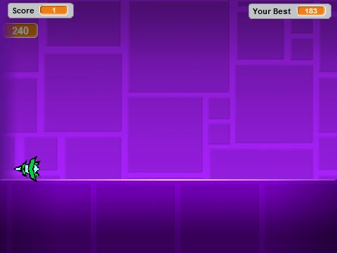 Screenshot of Geometry Dash v2.1 Wave and Robot remix