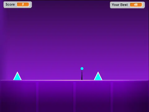Geometry Dash V Subzerock SOS game screenshot showing customizable gameplay interface