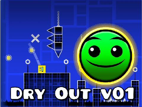 Geometry Dash Dry Out v01 Gameplay Screenshot