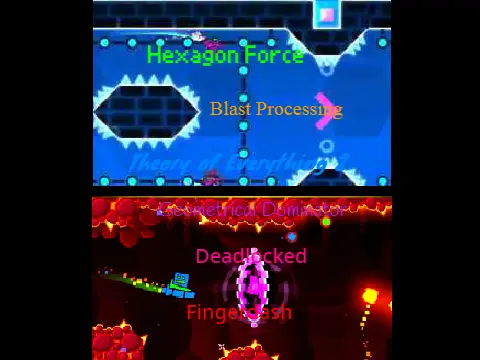 Geometry Dash V6.14 Levels 16-21 gameplay image