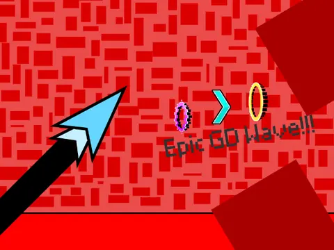 Geometry Dash Wave screenshot