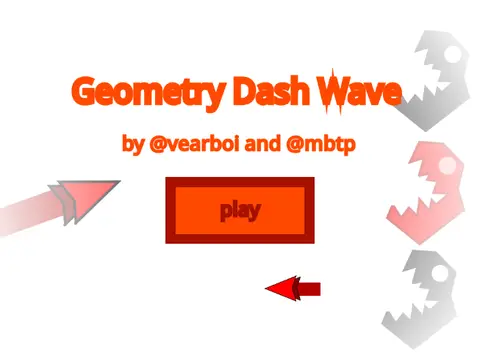 Player navigating the wave mode in Geometry Dash