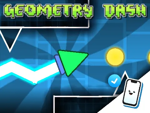 Play Geometry Dash Wave online free game screenshot