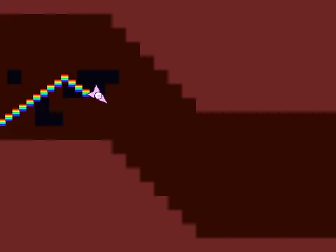 Geometry Dash Wave Adventures Enhanced character navigating a wave level