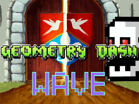 Geometry Dash Wave Boss Battle - Boss Fight Wave Gameplay Screenshot