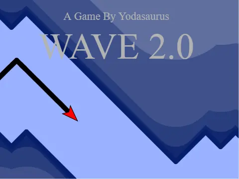 Geometry Dash Wave Gameplay Screenshot