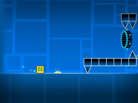 Geometry Dash Wave Impossible level showing intense wave gameplay with spikes