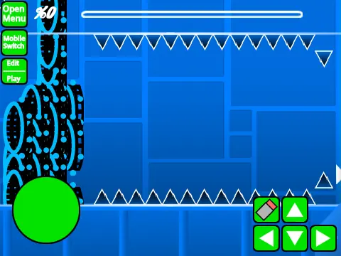 geometry dash wave spam