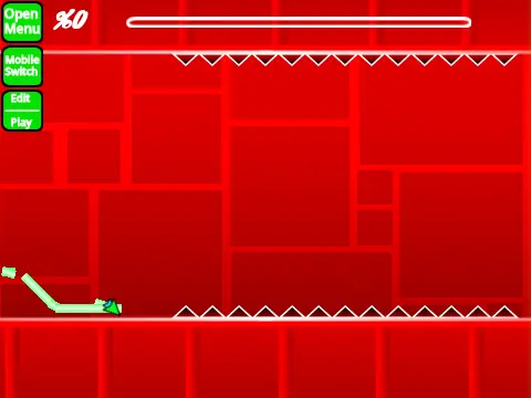 geometry dash wave spam