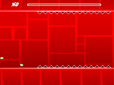 Geometry Dash Wave Spam level screenshot showing intense wave segments