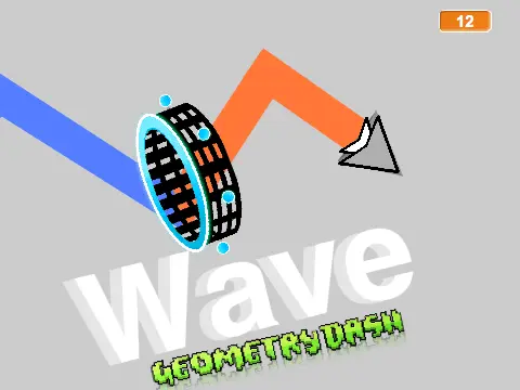 Geometry Dash Wave v8 Gameplay