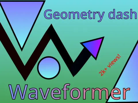Geometry Dash Waveformer v1.36 wave platformer game