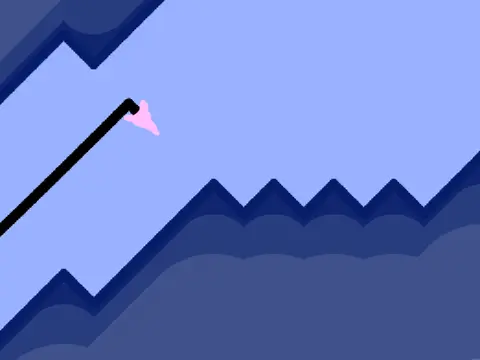 Geometry Dash waves remix showing a custom level with neon obstacles and wave icon