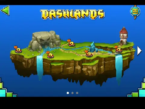 Geometry Dash World Dashlands Good screenshot