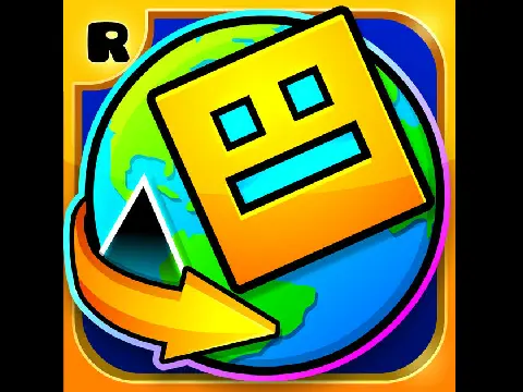 Geometry Dash World Dashlands Noclip screenshot showing noclip mode