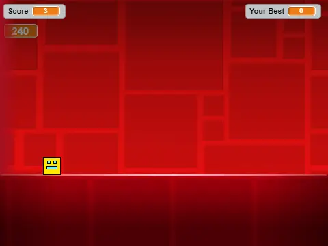 Geometry Dash World Hacked Gameplay Screenshot