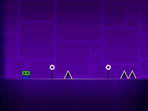 Geometry Dash World Pap Gameplay Screenshot