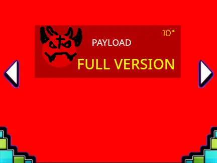 Geometry Dash World Payload Full Version Game Screen