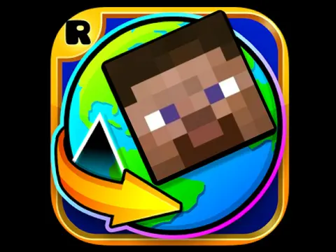 Screenshot of Geometry Dash World Toxic Factory Minecraft Ver 2 Gameplay