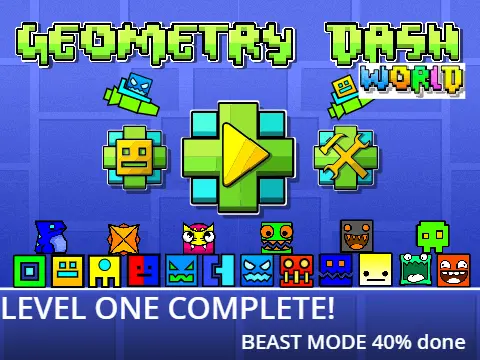 Geometry Dash World v0.6.1 Game Logo