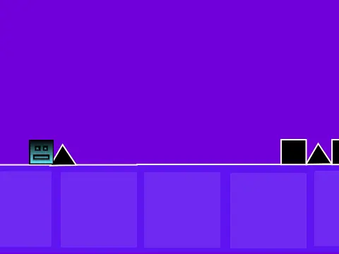 Geometry Dash YJ Custom Level Screenshot