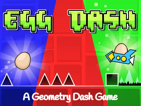 Geometry Egg Dash V2.0 new level demon time gameplay