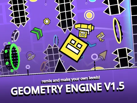 Geometry Engine v1.5 game creation tool and level editor