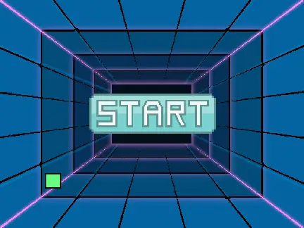 Geometry Jump challenging gameplay screenshot with obstacles