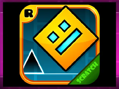 Geometry Scratch - Geometry Dash Style Game on Scratch Platform