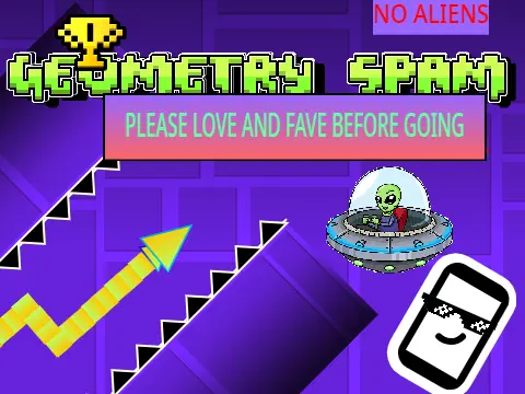 geometry spam challenge featuring aliens