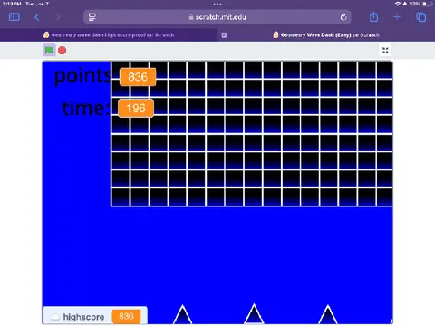 Play Geometry Wave Dash High Score Proof and set a new record online