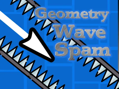 Geometry Wave Spam V3 Geometry Dash inspired game