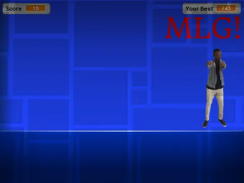 Play Geometry Dash MLG Mod online meme mod screenshot