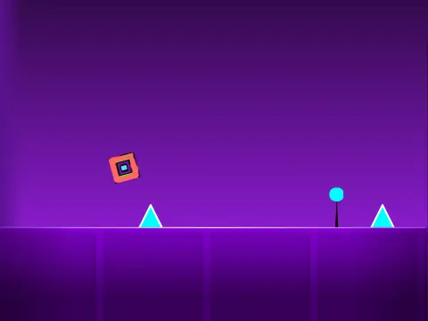 Geomtry Dash Subzero arctic themed geometry game